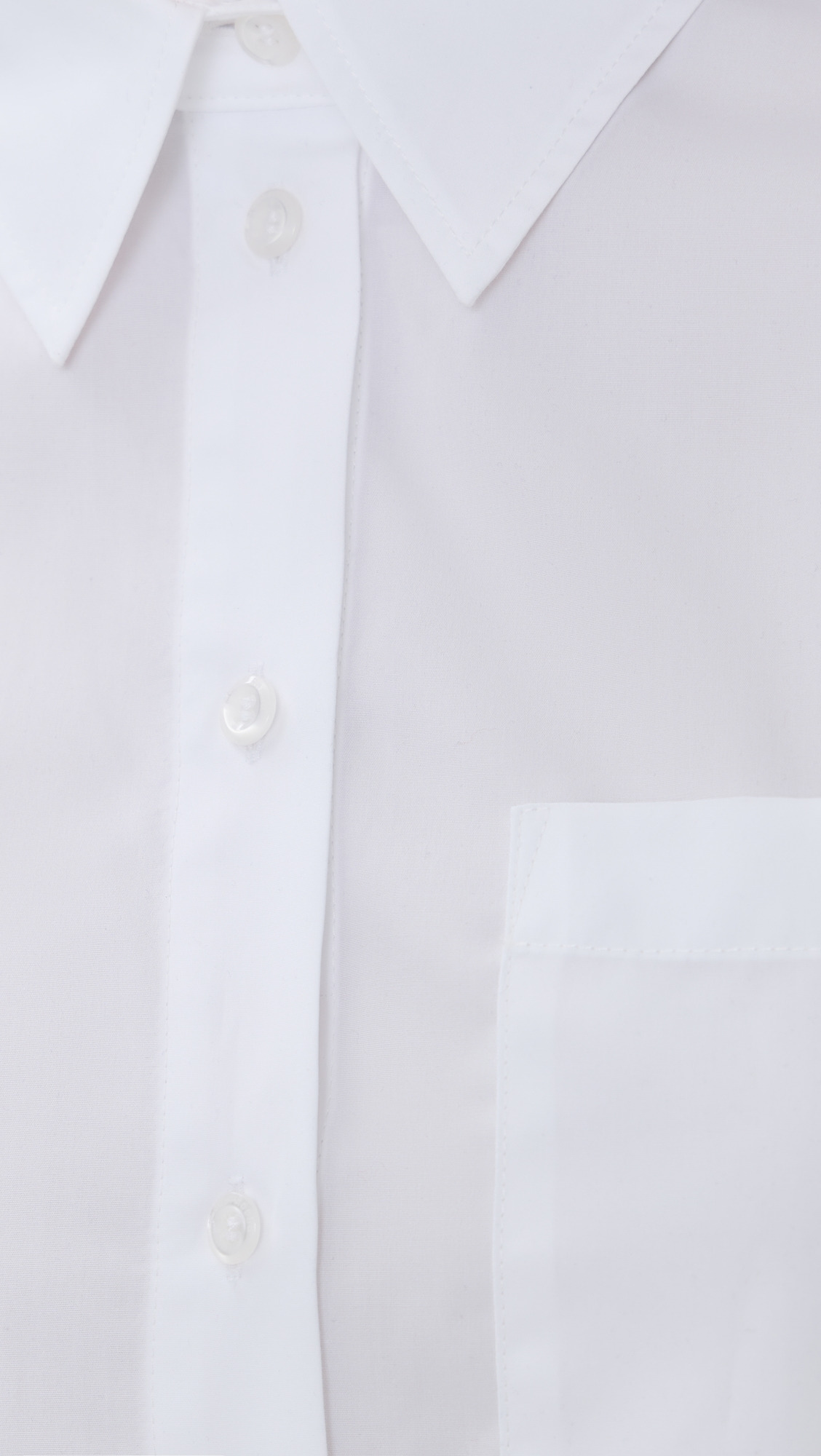 Cropped Puff Bow Sleeve Shirt - 5