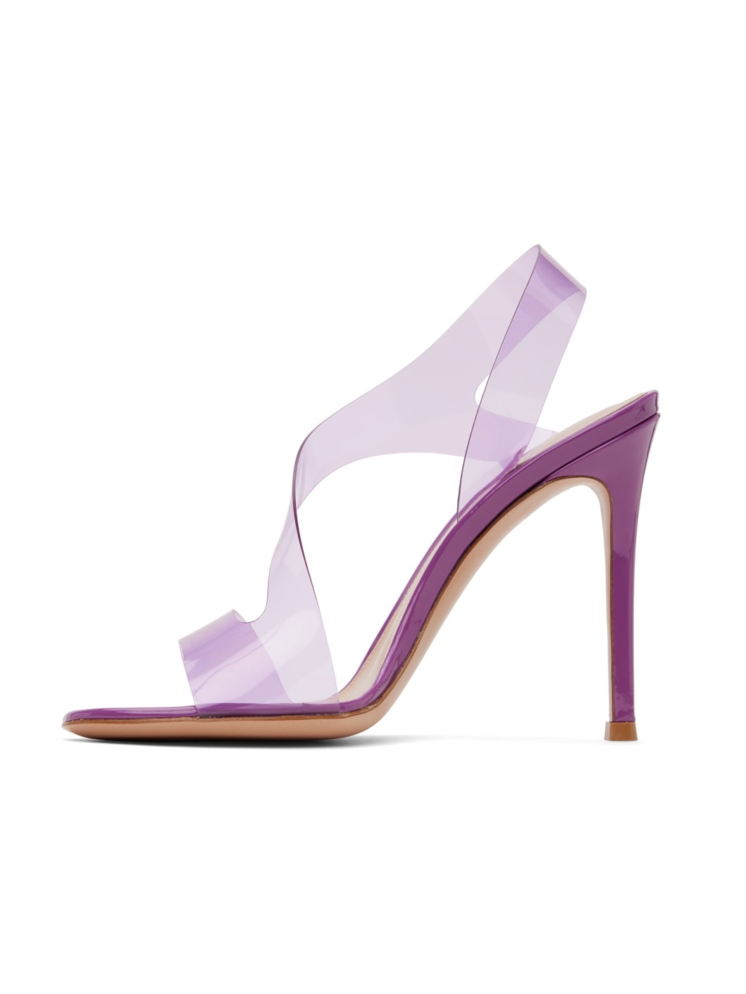 Purple Metropolis Heeled Sandals - 3