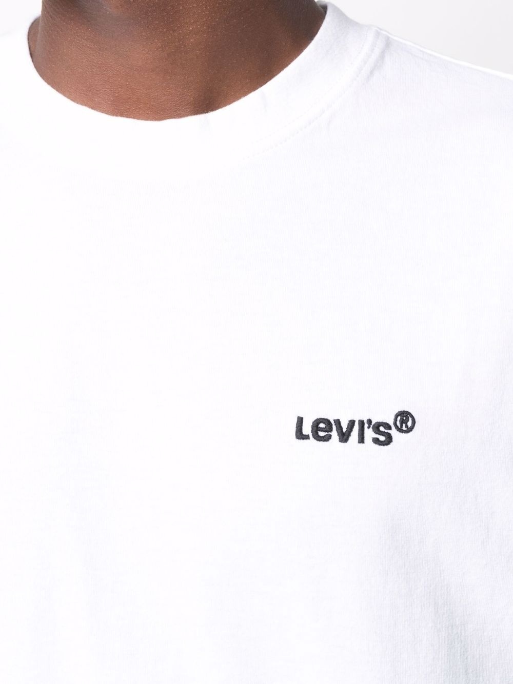 logo-embroidered T-shirt - 6