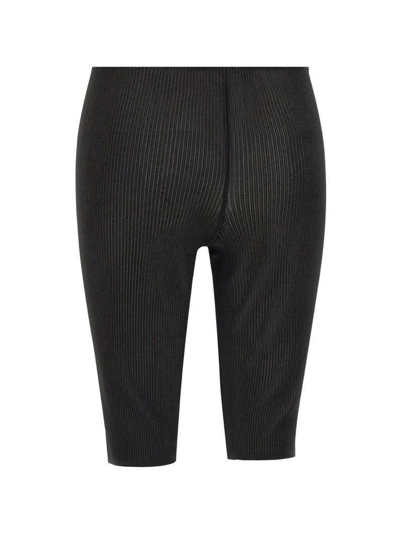 Ena ribbed elasticated waistband shorts 6