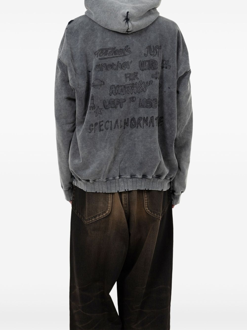 bleached hoodie - 3
