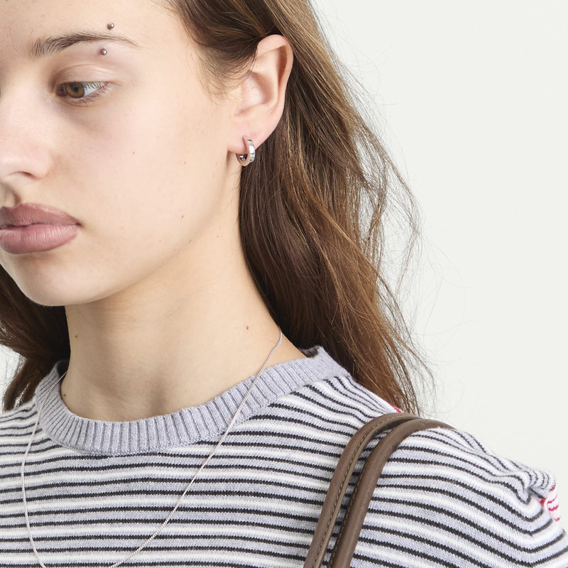 TOM WOOD Tom Wood Beck Hoops Earrings outlook