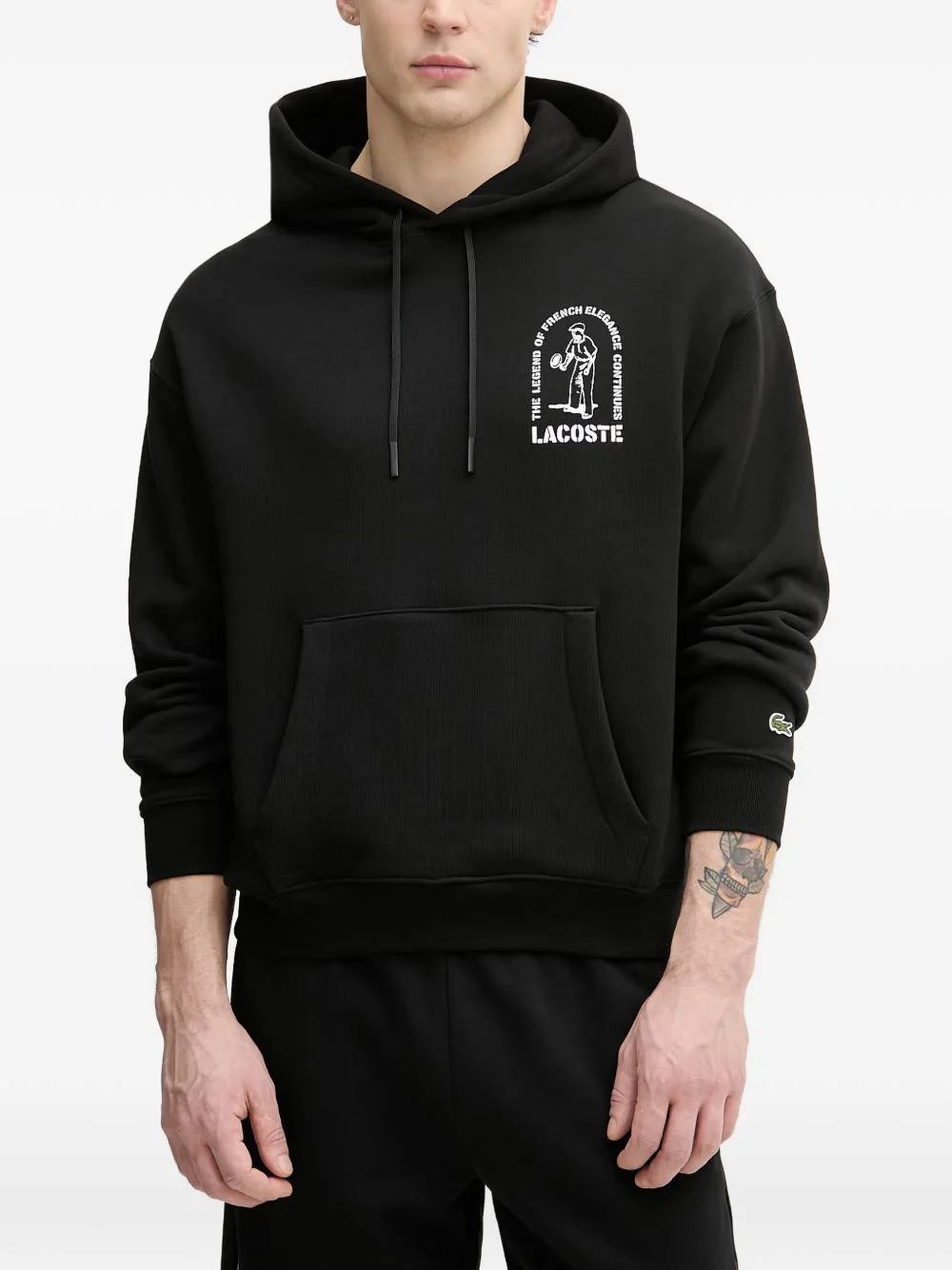 graphic-print hoodie - 1