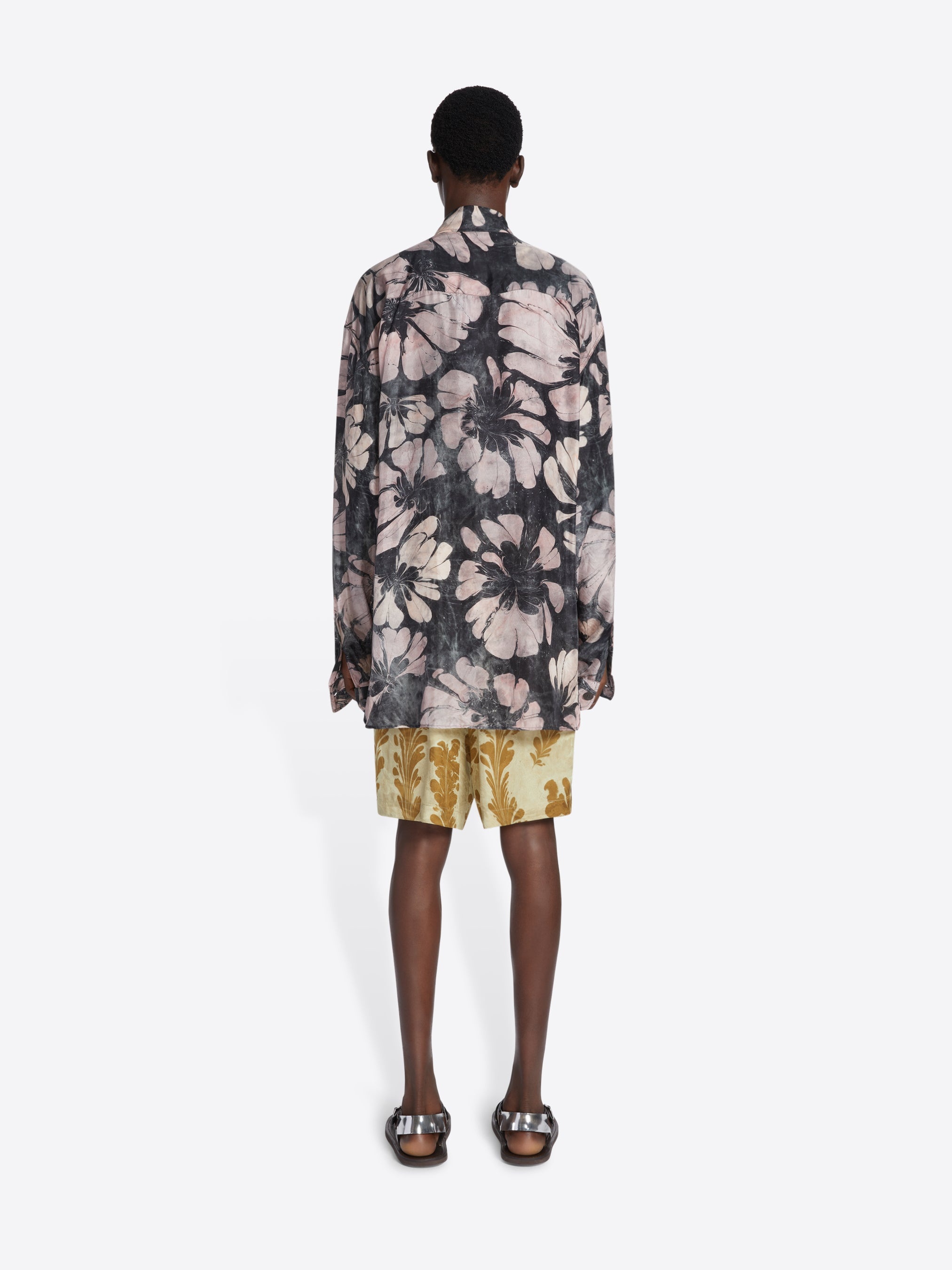 OVERSIZED SILK SHIRT - 4