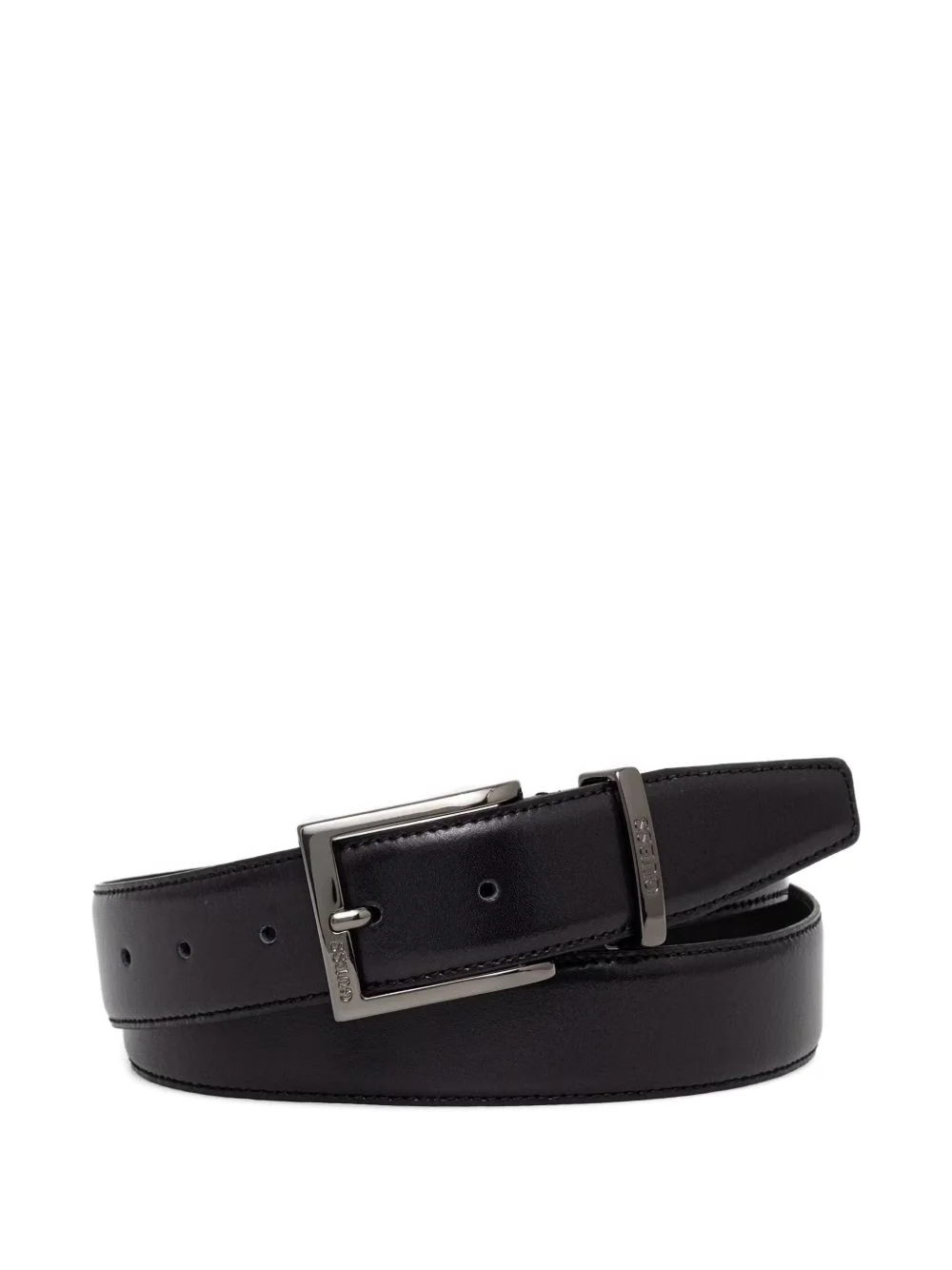 logo-engraved buckle belt - 1