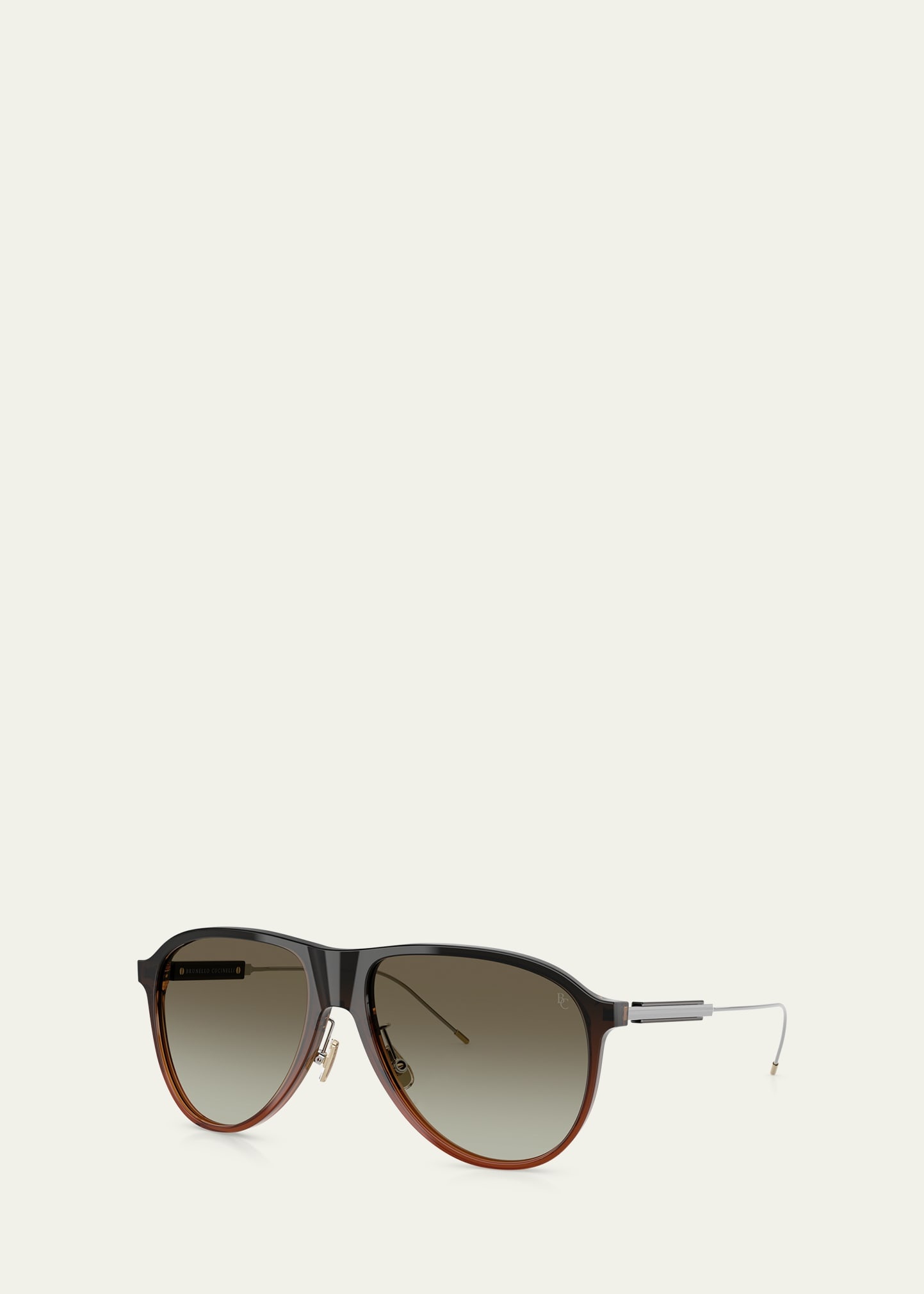 0BC4011S Acetate Aviator Sunglasses - 2