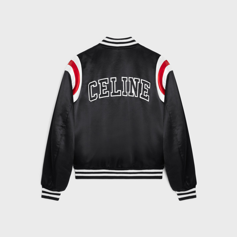 CELINE Celine bomber jacket in thick satin outlook