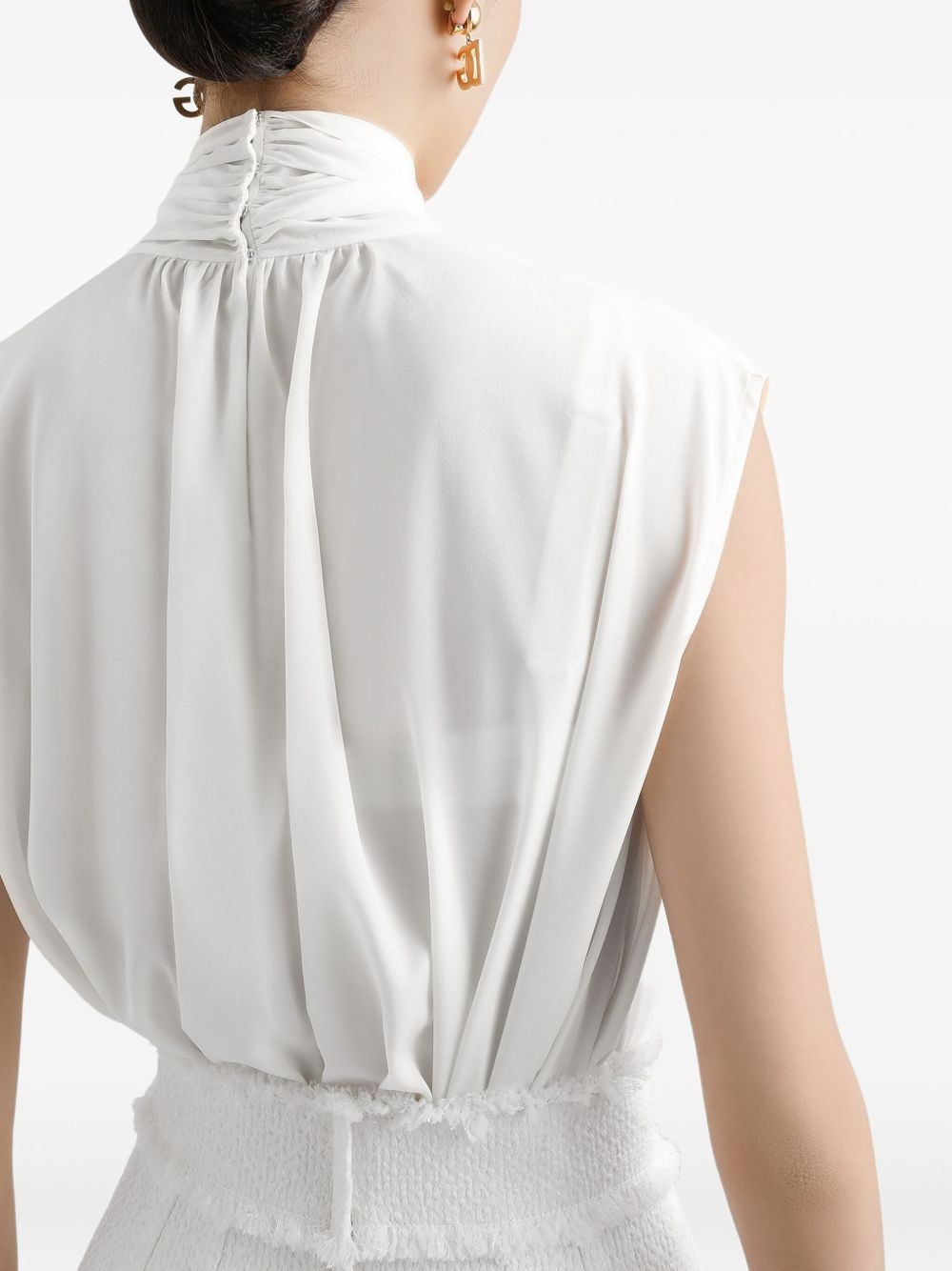 silk blouse - 5