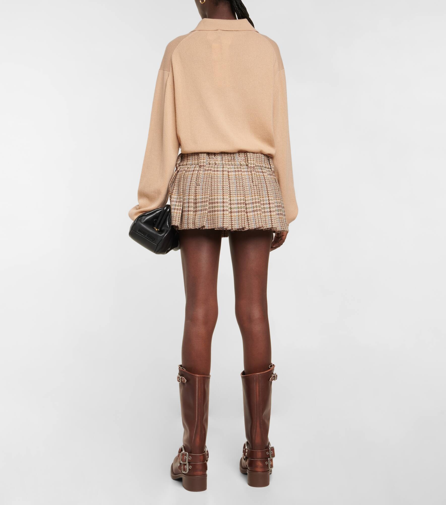 Checked miniskirt - 3