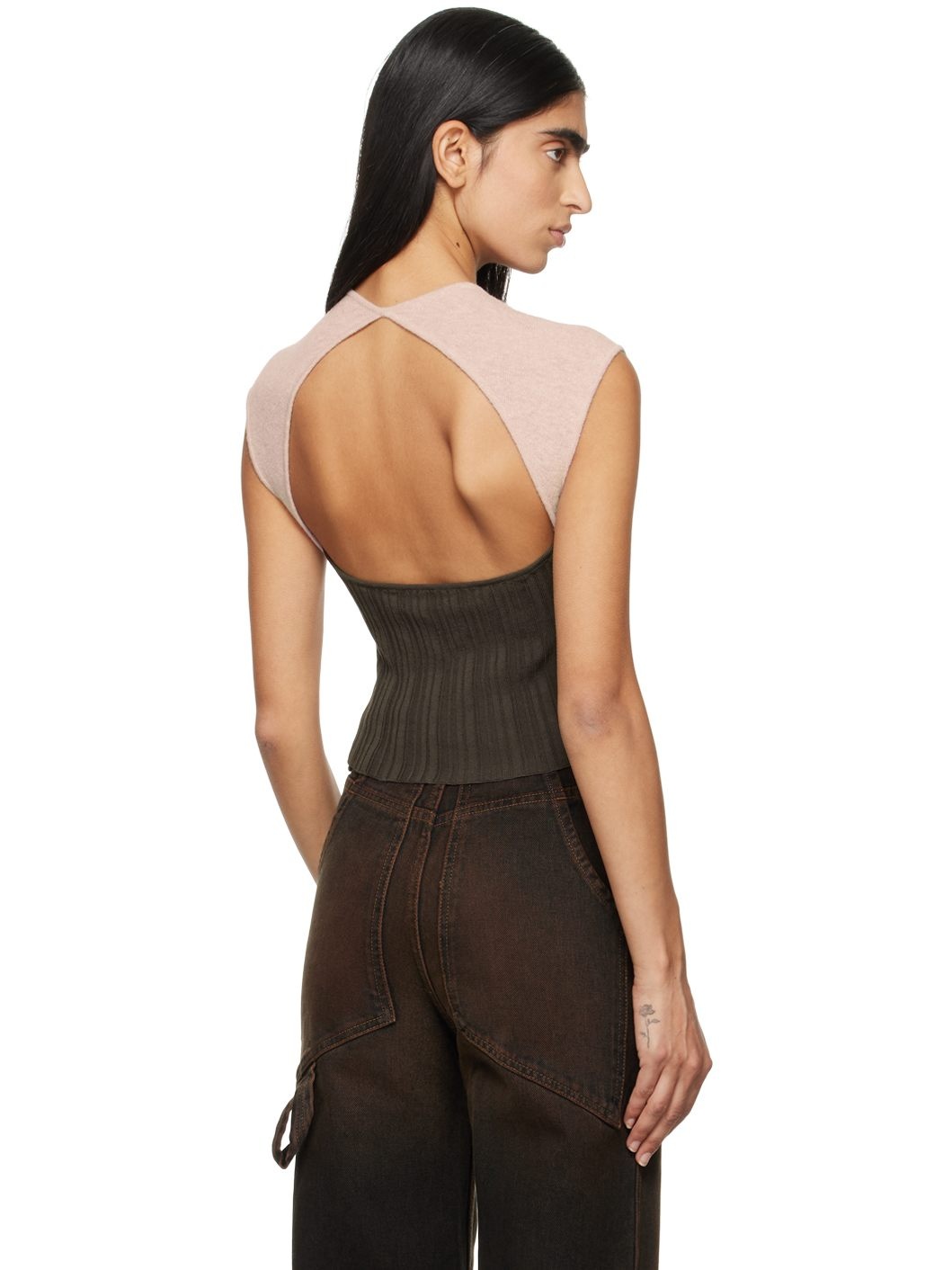 Pink & Brown Twyla Tank Top - 3