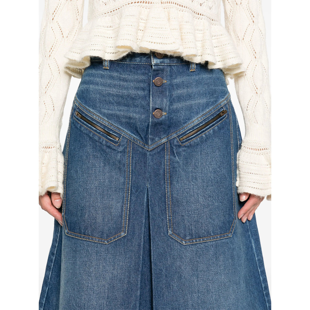 Chloé Blue Skirts - Fitted Skirts Women - 2