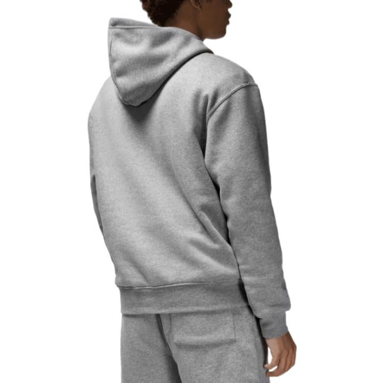 Air Jordan Logo Popover Hoodie 'Grey' DQ7466-091 - 4