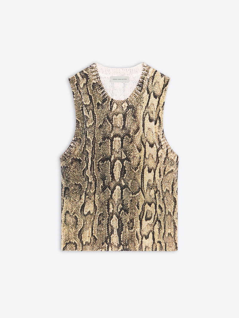 SNAKE PRINT SWEATER 1