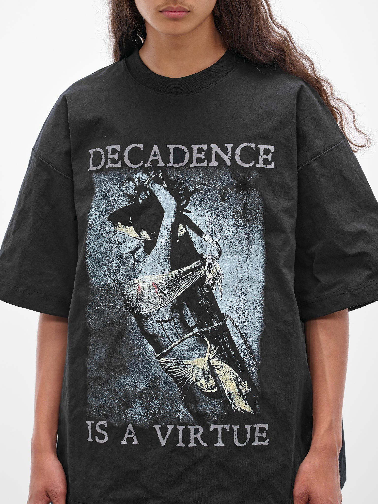 Black Decadence Is A Virtue Tee - 5