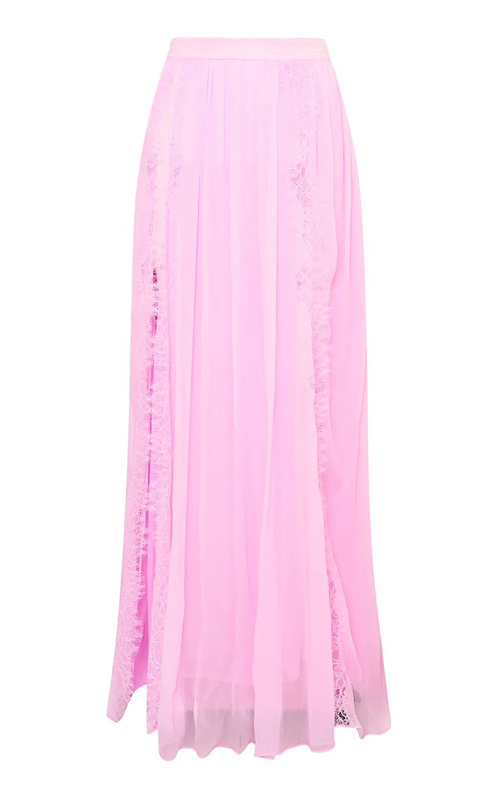 Isabelline Chiffon Slit Skirt pink - 1