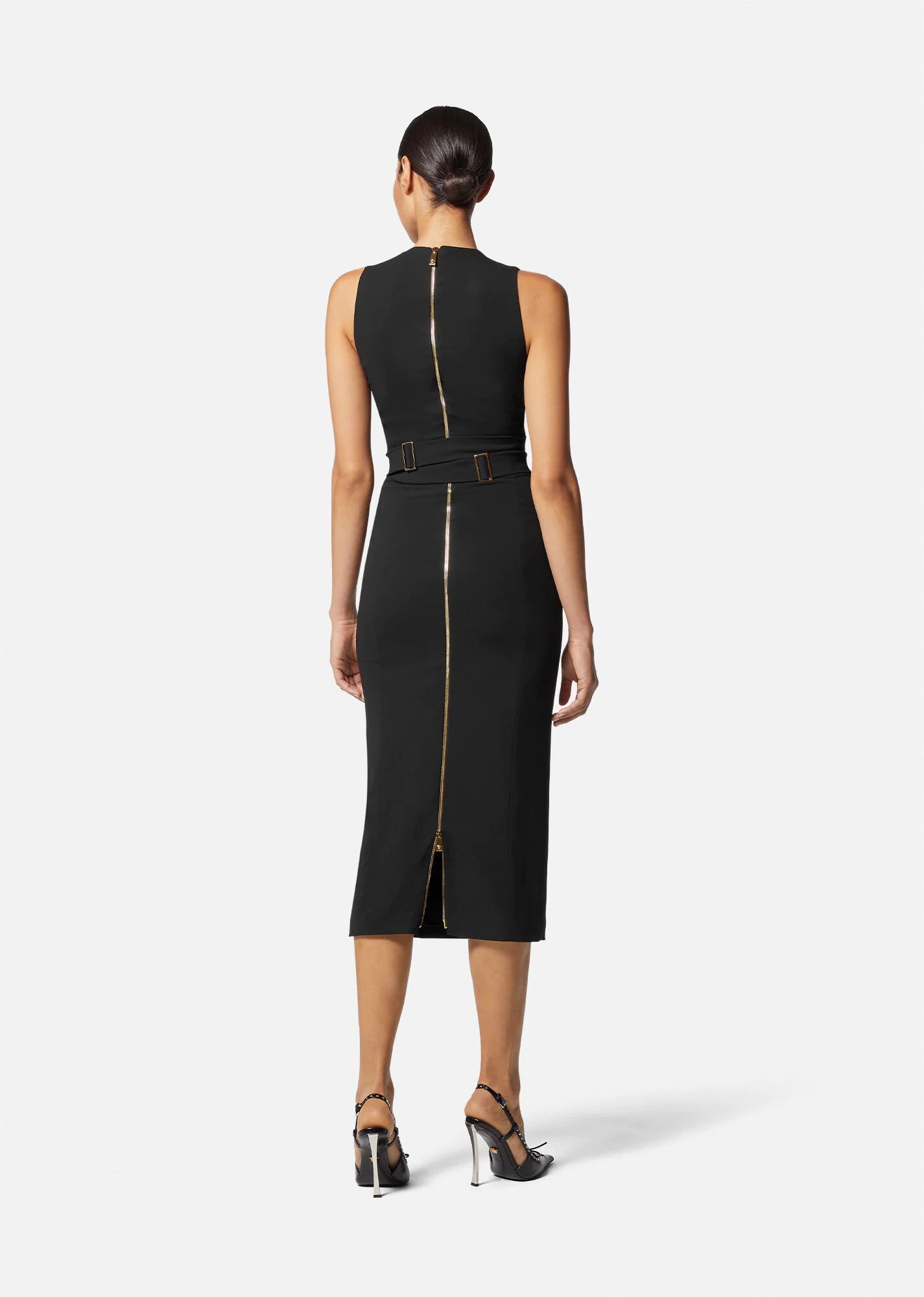 Medusa '95 Fluted Midi Dress