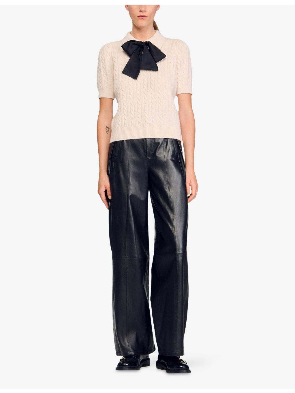 Polo-Collar Knitted Wool and Cashmere Jumper - 2