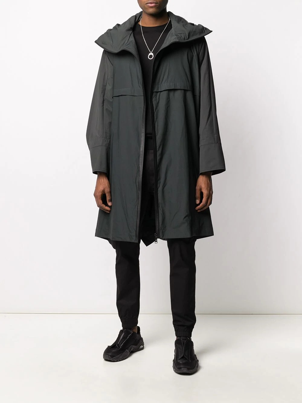 oversized parka coat - 2