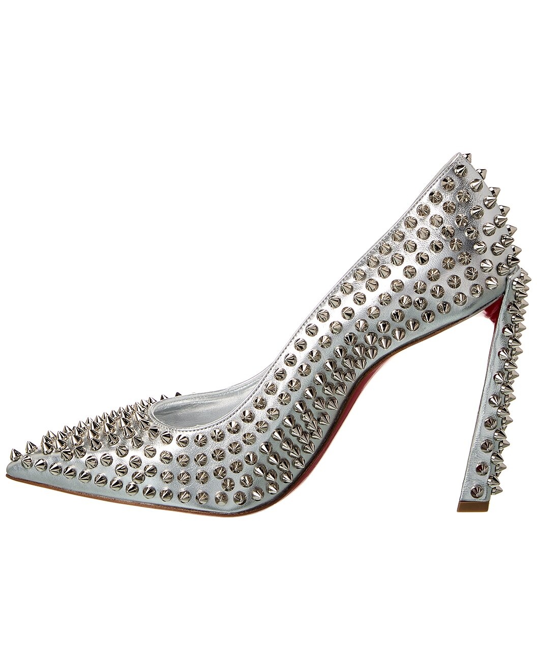 Christian Louboutin Condora Spikes 100 Leather Pump - 2