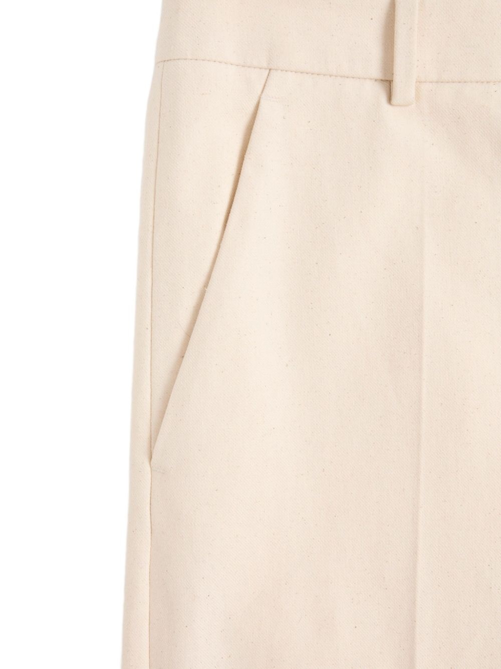 cuffed cotton trousers - 6