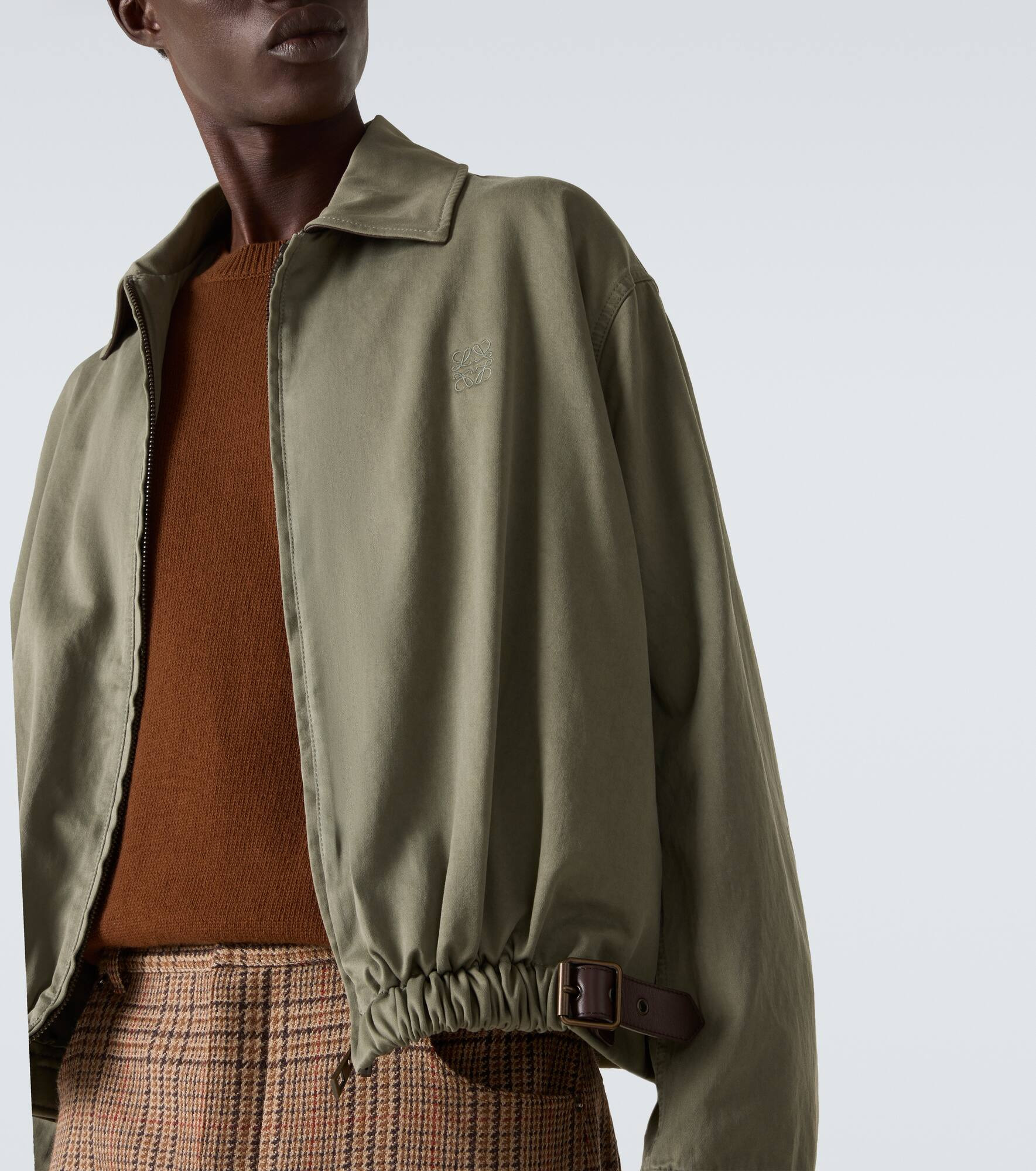 Cotton blouson jacket - 5
