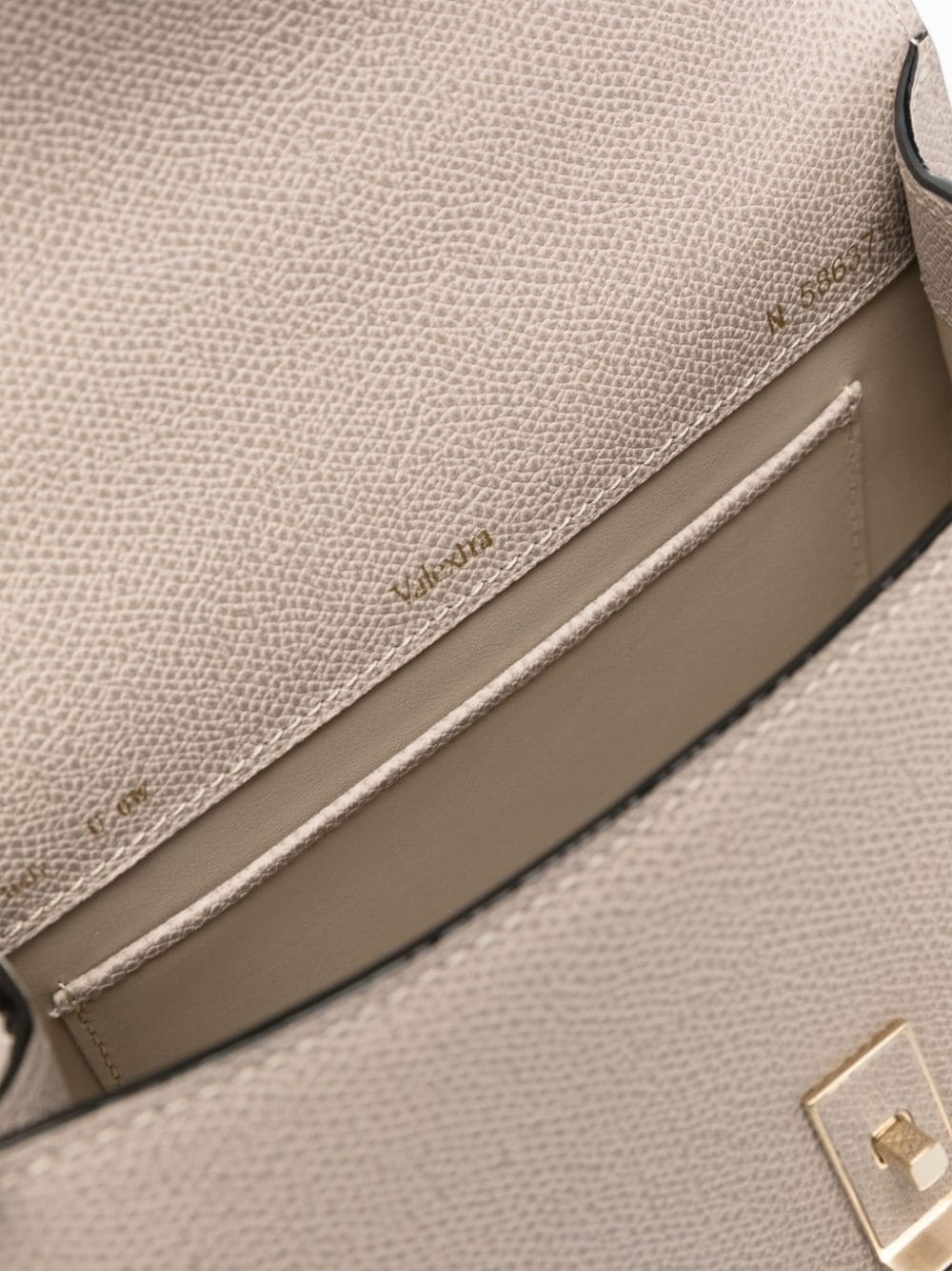 leather tote bag - 5