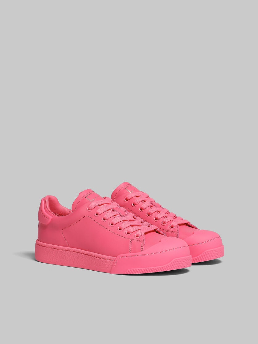 DADA BUMPER SNEAKER IN FUCHSIA LEATHER SNEAKER - 2