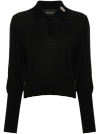 Simone Rocha crystal-embellished cardigan eraldo REVERSIBLE