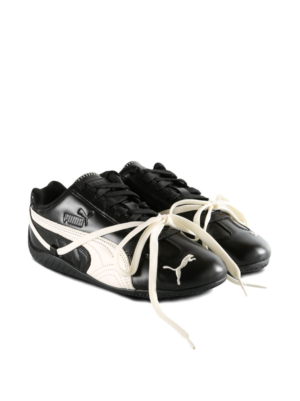 x Rosé Speedcat leather lace-up sneakers - 2
