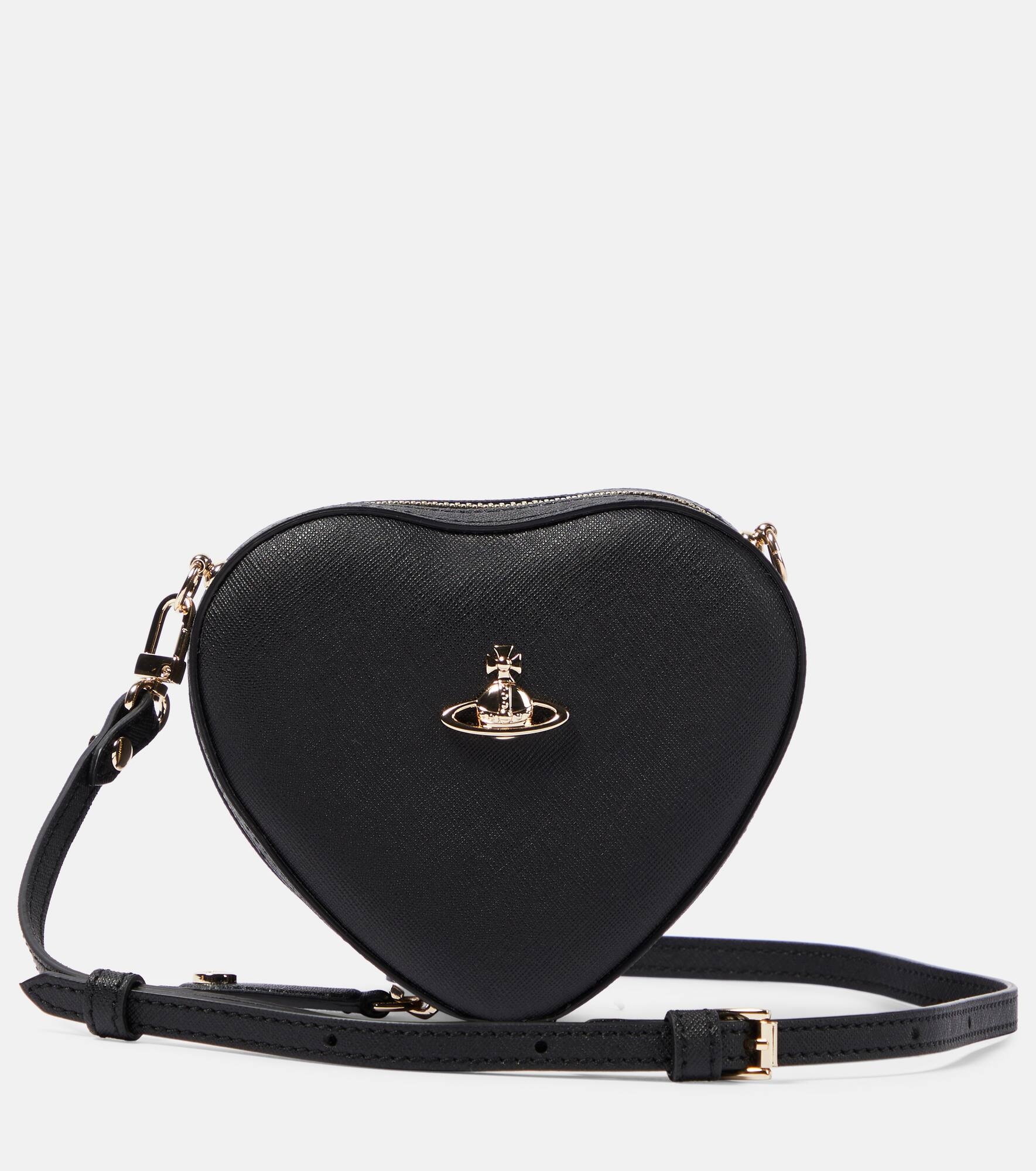 Heart Mini faux leather crossbody bag - 1