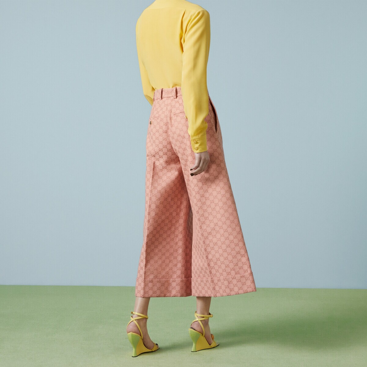 GG cotton canvas pant - 6