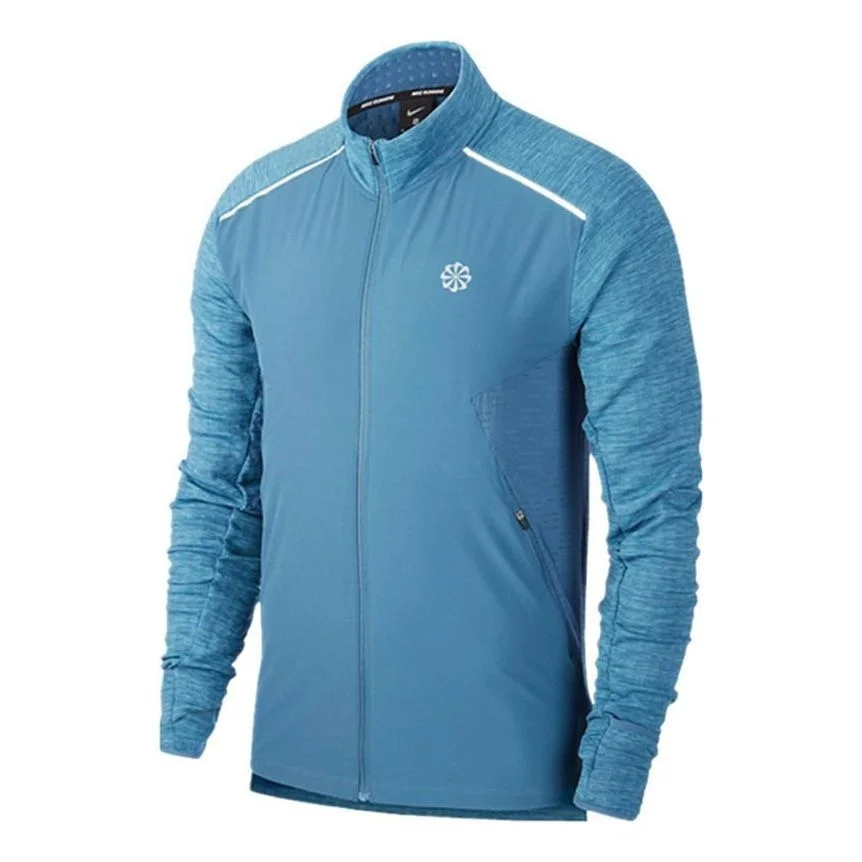 Nike Dry Strike Knit Casual Training Sports Jacket Blue CJ5681-418 - 1