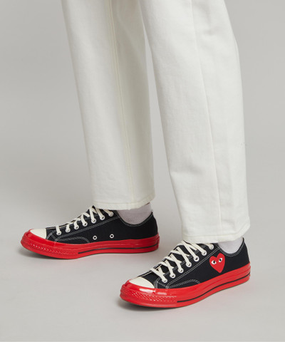 Comme des Garçons PLAY x Converse 70s Canvas Low-Top Red Sole Trainers outlook