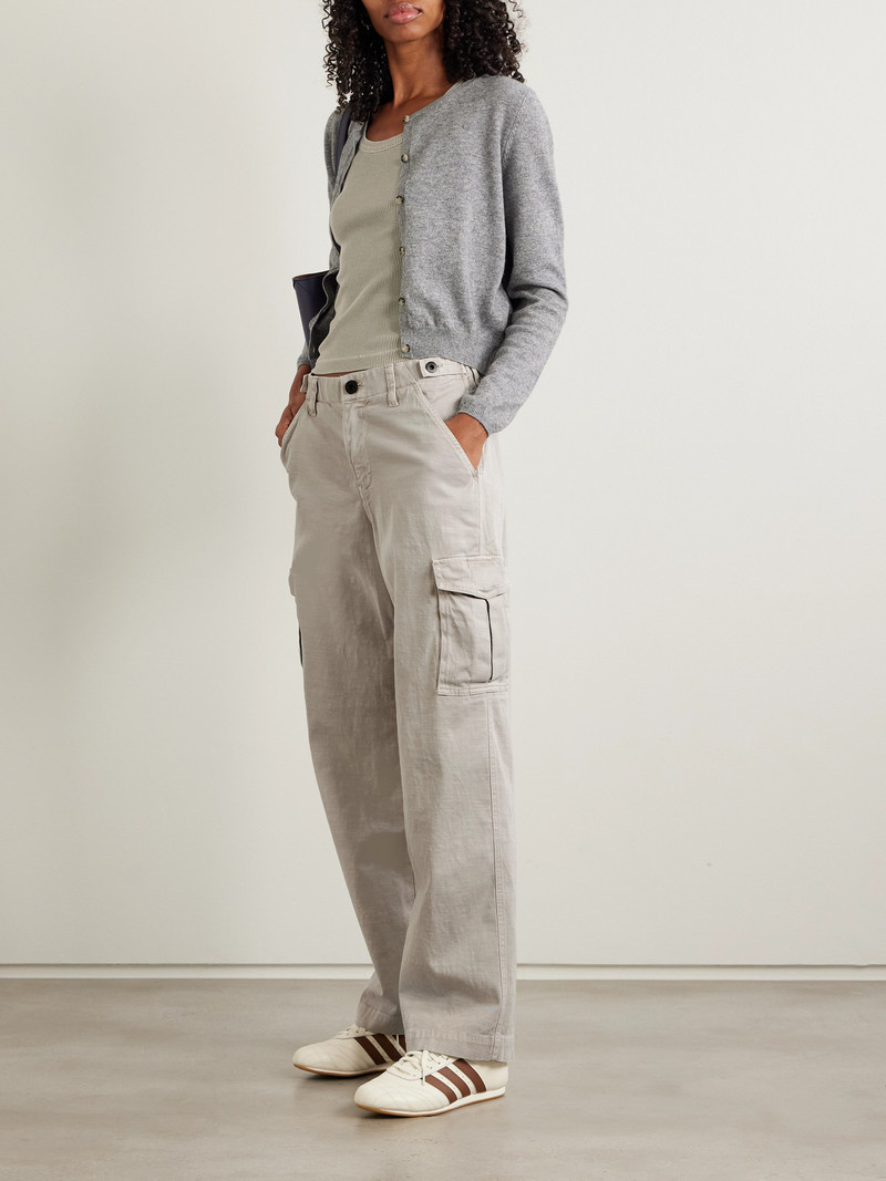 JAMES PERSE Cotton-blend Twill Straight-leg Cargo Pants outlook