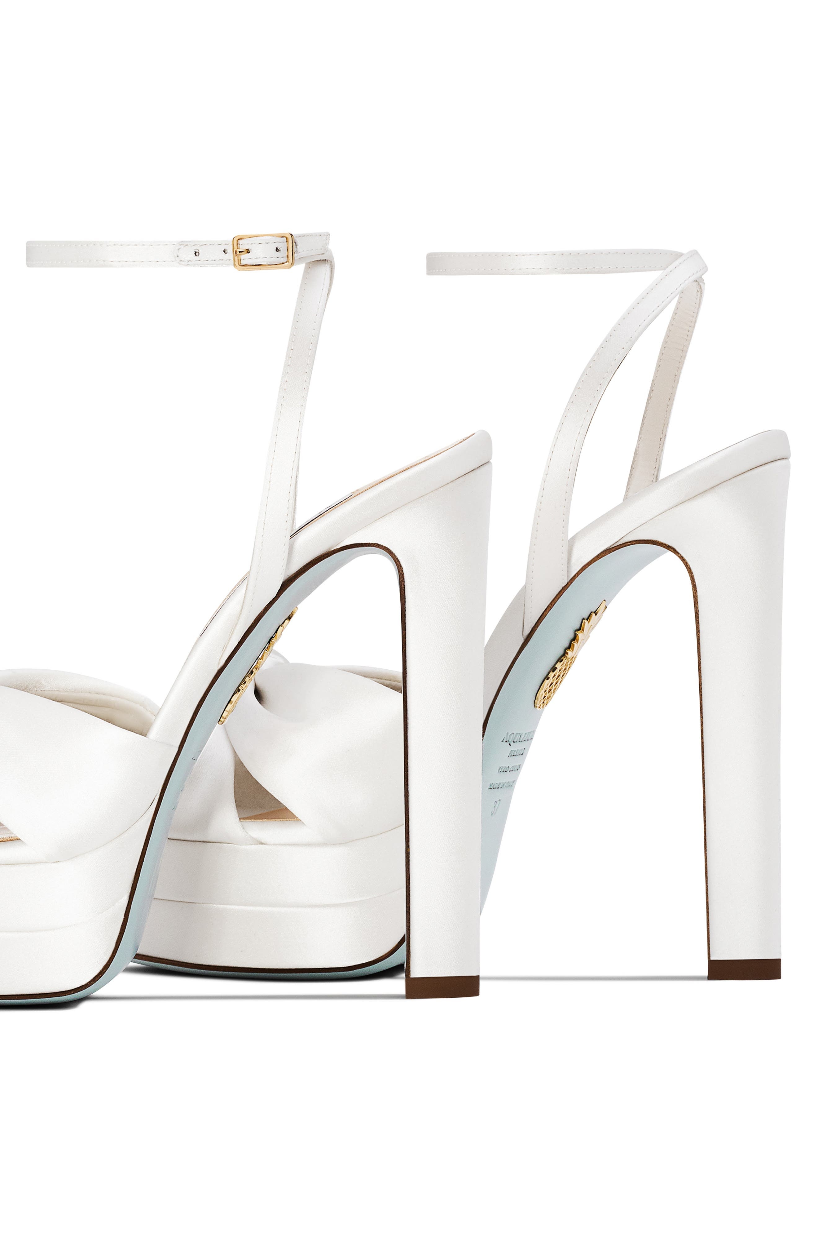 Aquazzura Cupid Bridal Ankle Strap Sandal in White at Nordstrom - 2