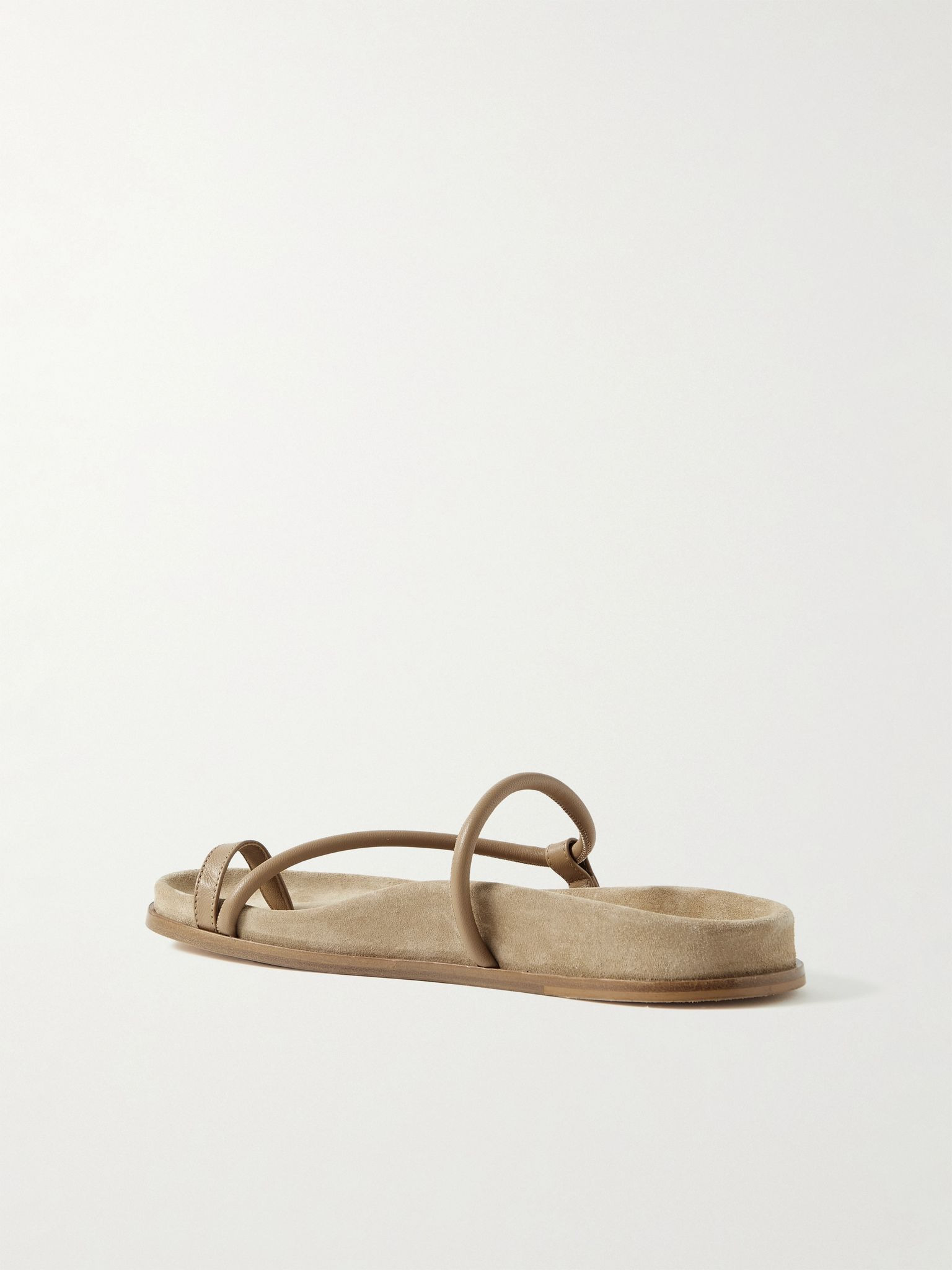 Bari leather sandals Tan - 3