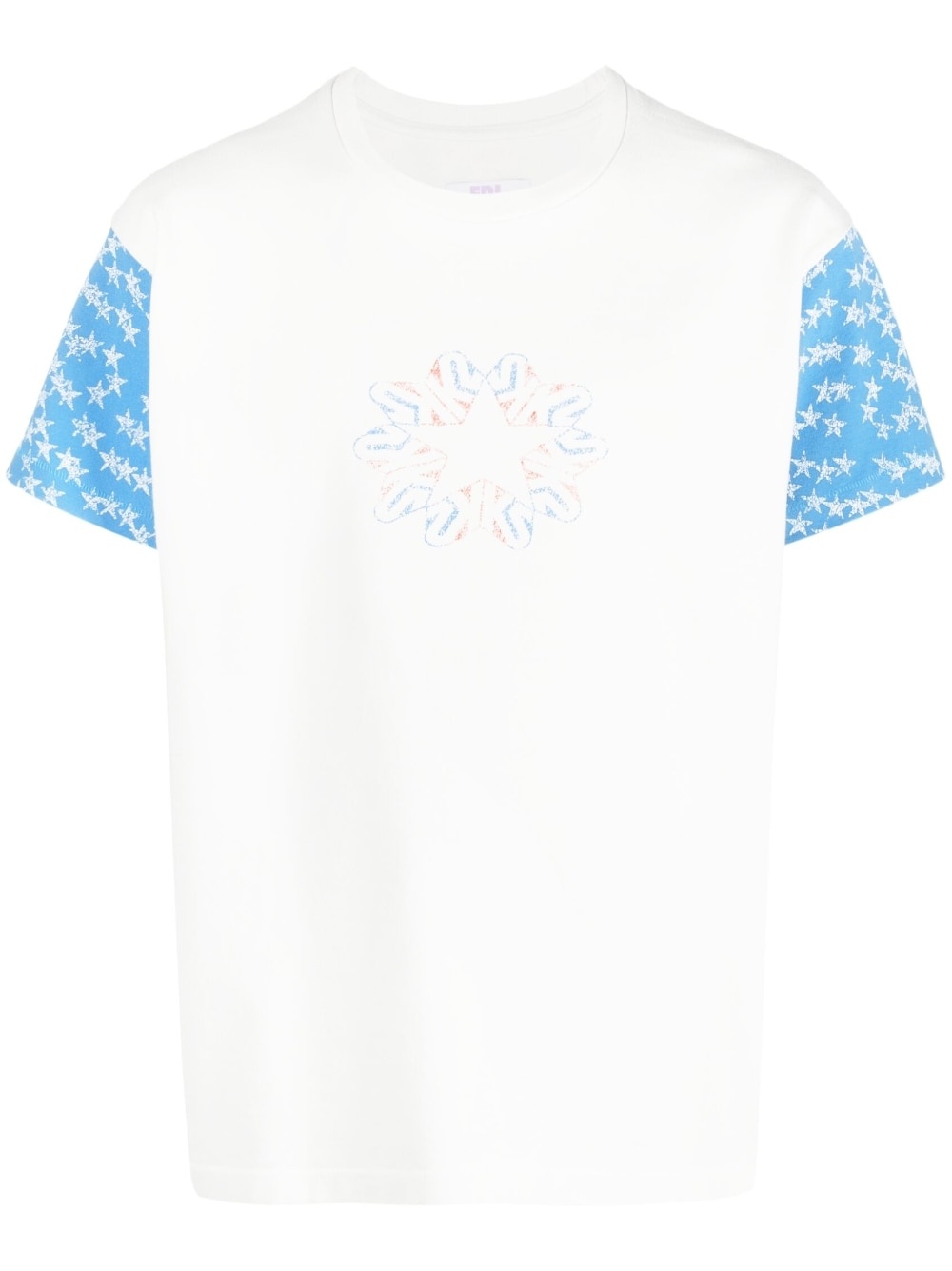star-print short-sleeve T-shirt - 1