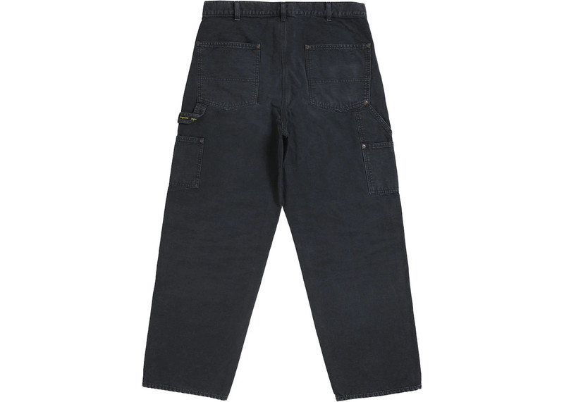 Supreme Supreme Worn Double Knee Painter Pant Black outlook