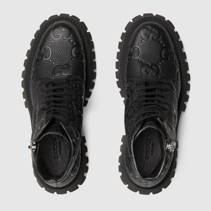 Women's GG leather boot 5