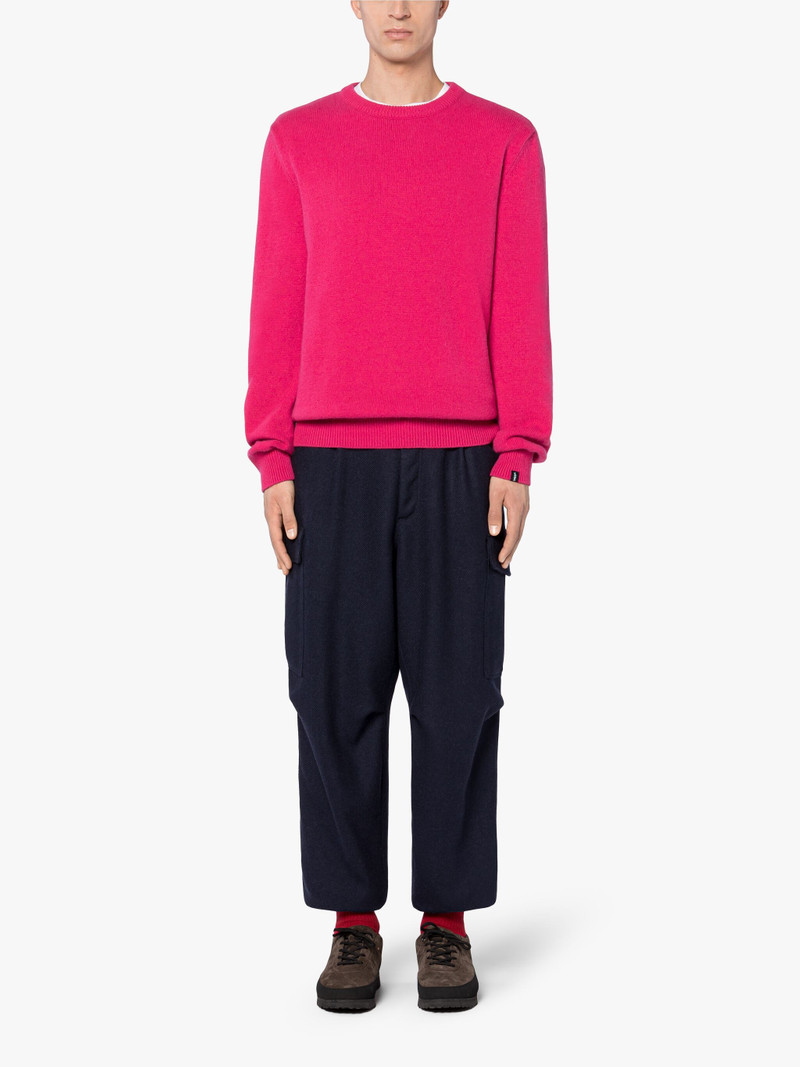 Mackintosh HOLKHAM FUCHSIA CASHMERE CREWNECK SWEATER outlook