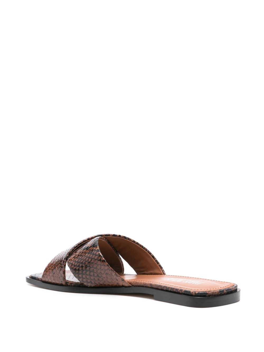 snakeskin-effect sandals - 3