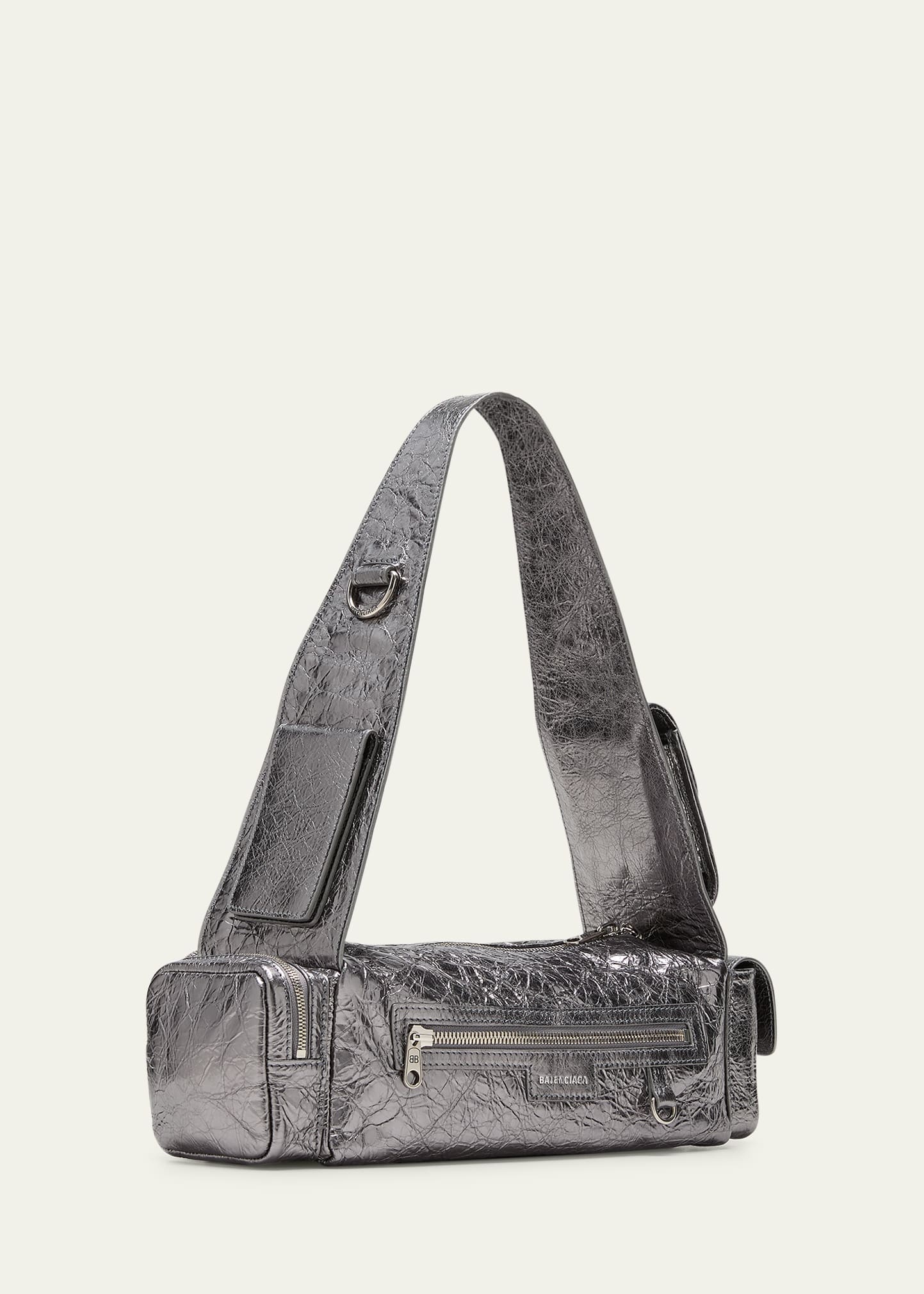 BALENCIAGA Superbusy XS Metallic Sling Bag | bergdorfgoodman