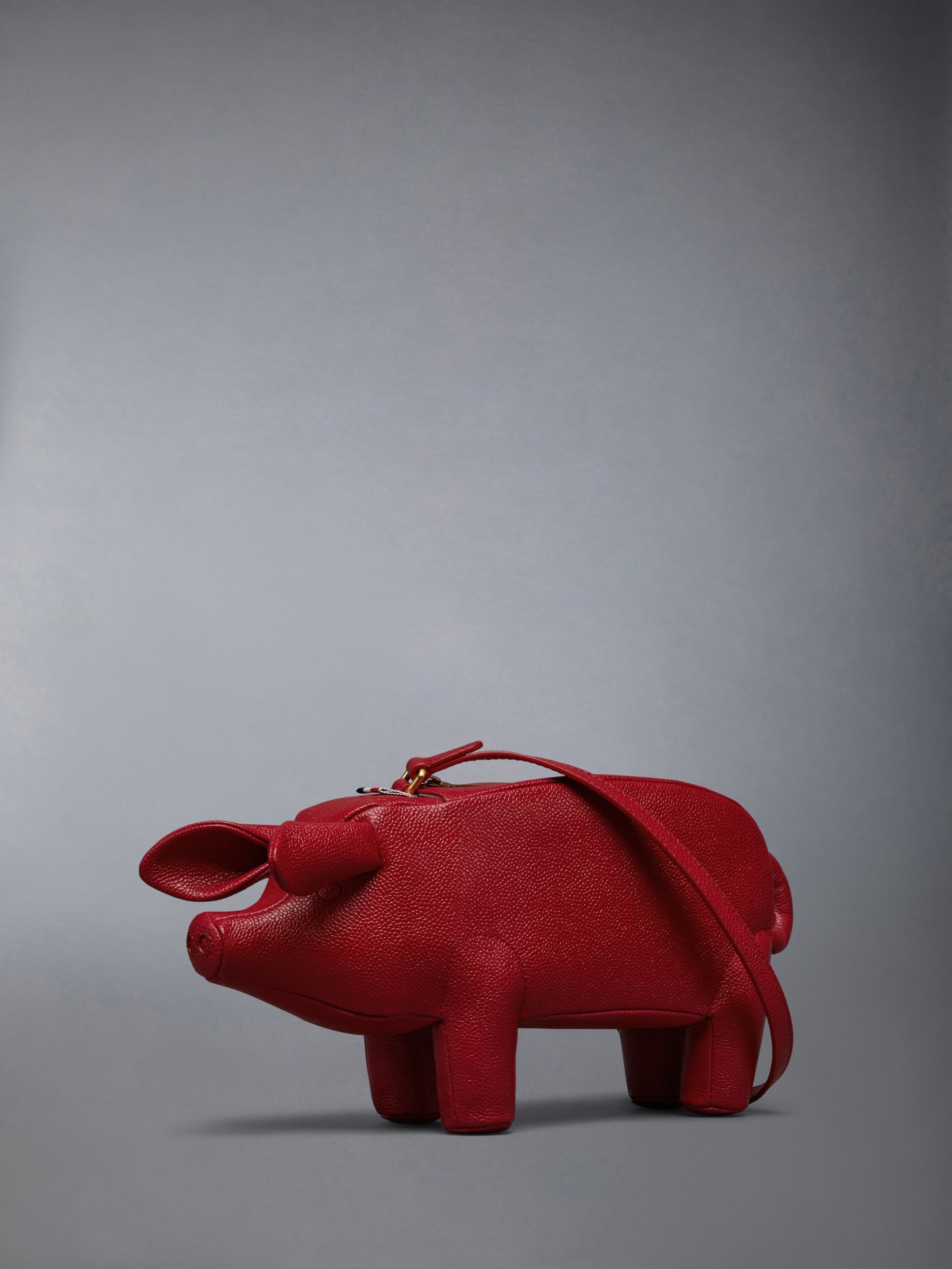 Pebble Grain Pig Baguette Bag - 2