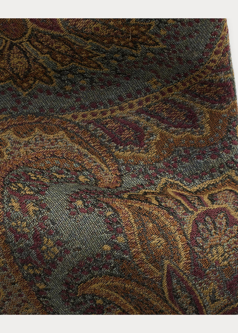 Handmade Paisley Silk Brocade Tie 3