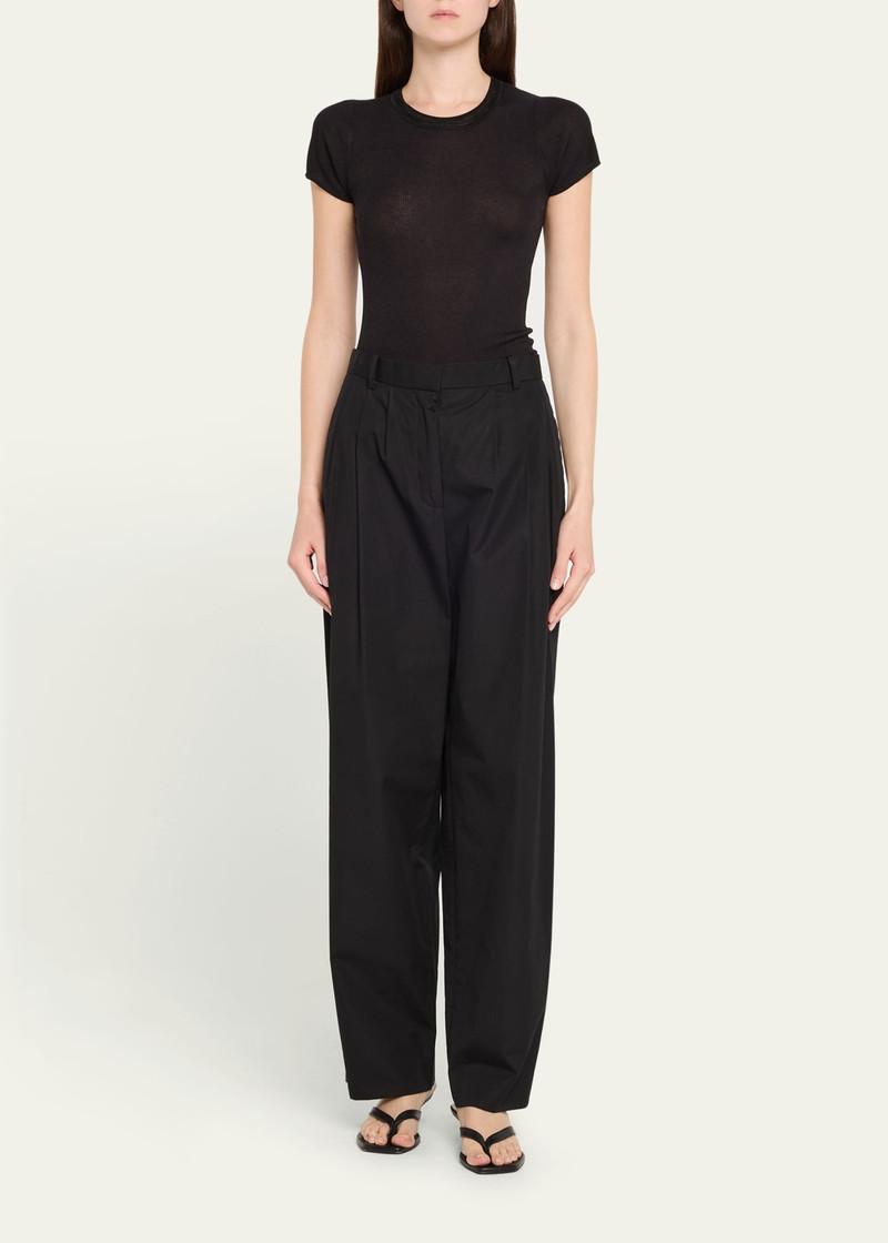 6397 Ribbed Crewneck Tee outlook