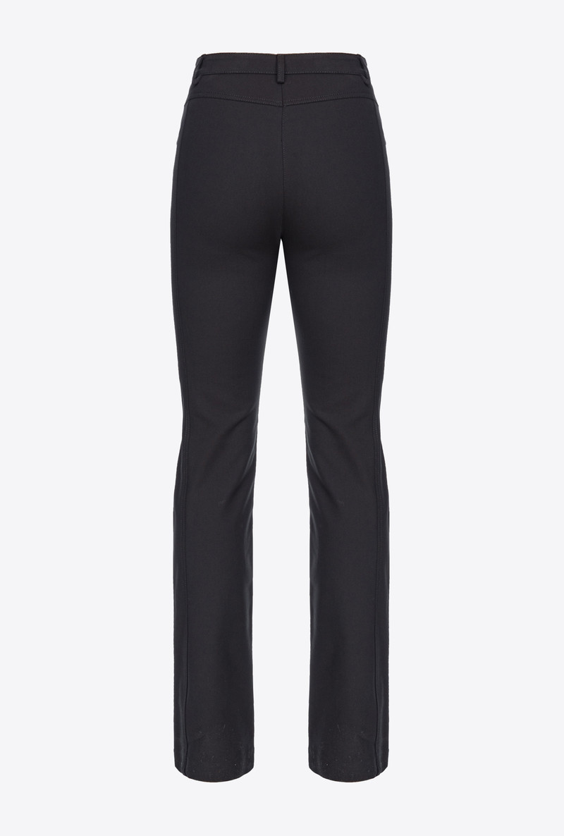 PINKO FLARED TRICOTINE TROUSERS outlook