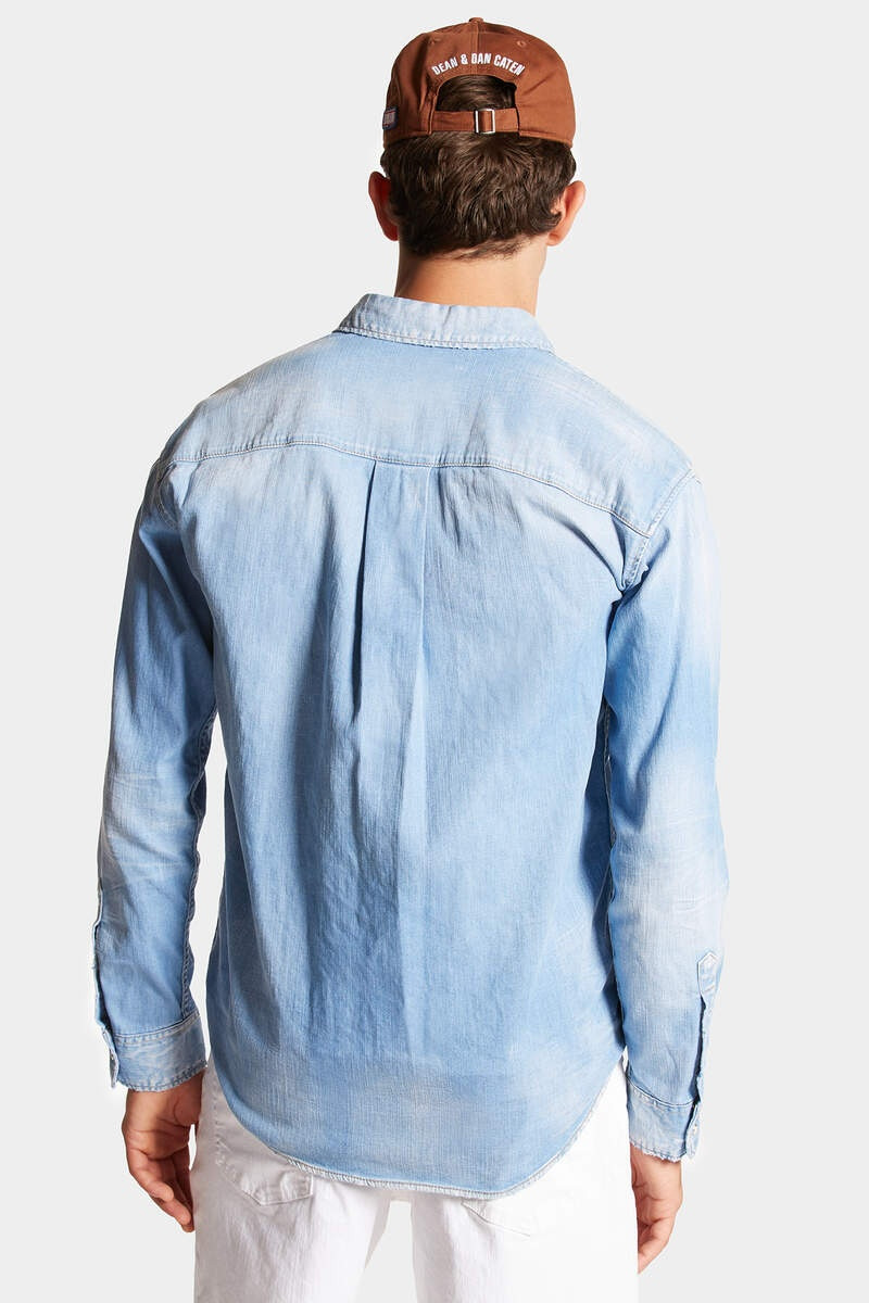 DSQUARED2 TWIN STARS DENIM SHIRT outlook