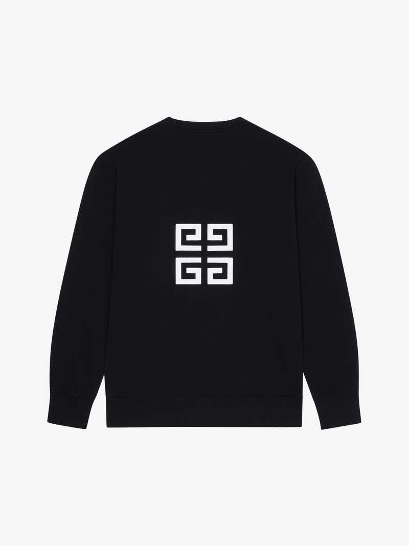 Givenchy GIVENCHY 4G SLIM FIT SWEATSHIRT IN FLEECE outlook