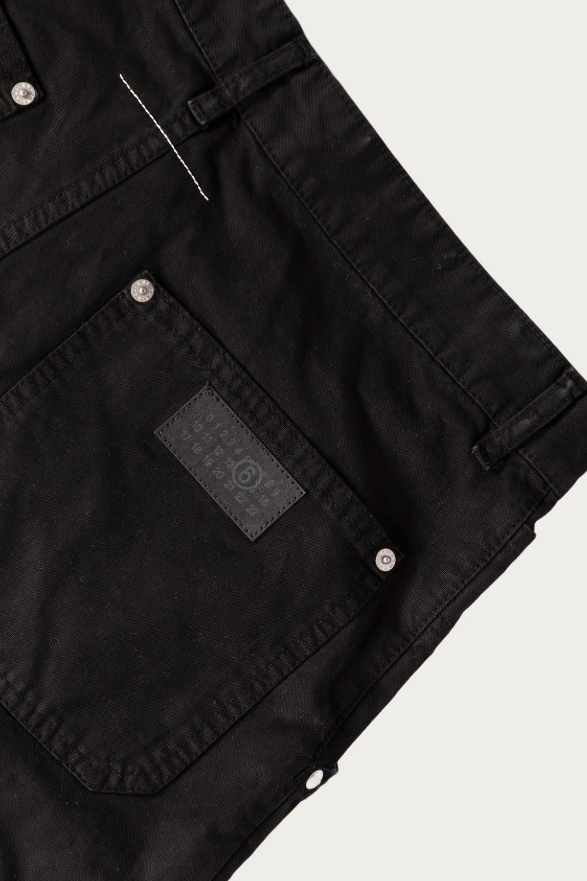 MM6 Double Knee Trousers - Black - 4