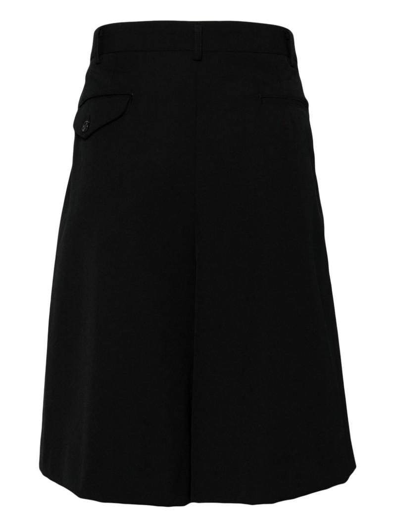 Comme des Garçons Homme Plus distressed panelling tailored shorts outlook